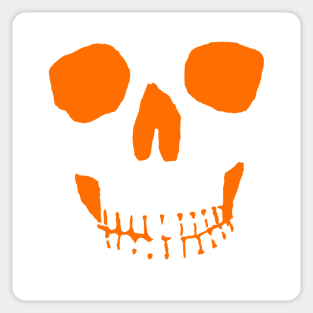 Skeleface Halloween Sticker